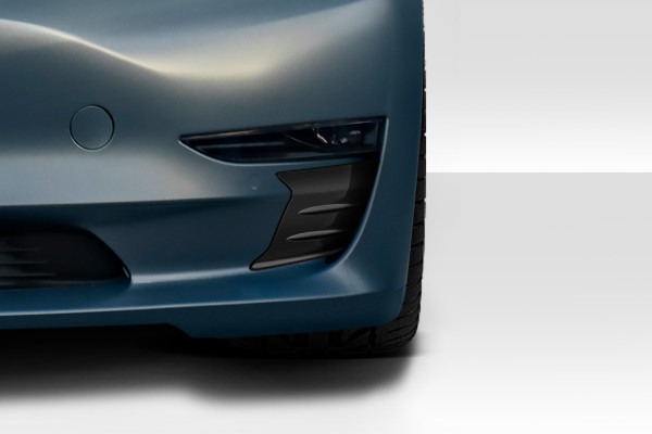 2018-2023 Tesla Model 3 Duraflex Vortex Front Bumper Vent Trim 2 Pieces