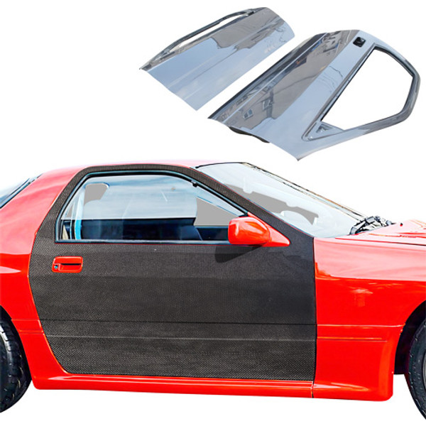 ModeloDrive Carbon Fiber OER Racing Doors > Mazda RX-7 (FC3S) 1986-1992 - image 1