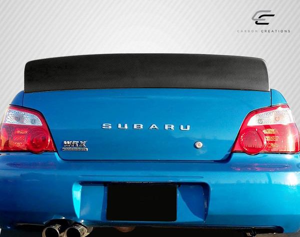 2002-2007 Subaru Impreza / WRX 4DR Carbon Creations Downforce Rear Wing Spoiler 1 Piece (ed_119641)