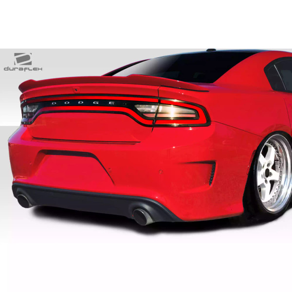 2015-2023 Dodge Charger Duraflex Hellcat Look Rear Bumper 1 Piece (ed_119644)