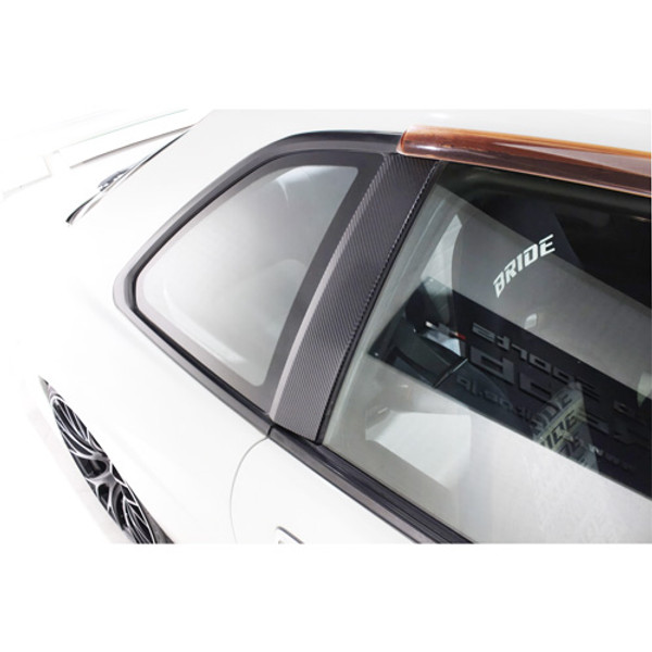 ModeloDrive Carbon Fiber OER B-Pillar Mouldings > Nissan Skyline R34 GTR 1999-2004 > 2dr Coupe - image 1