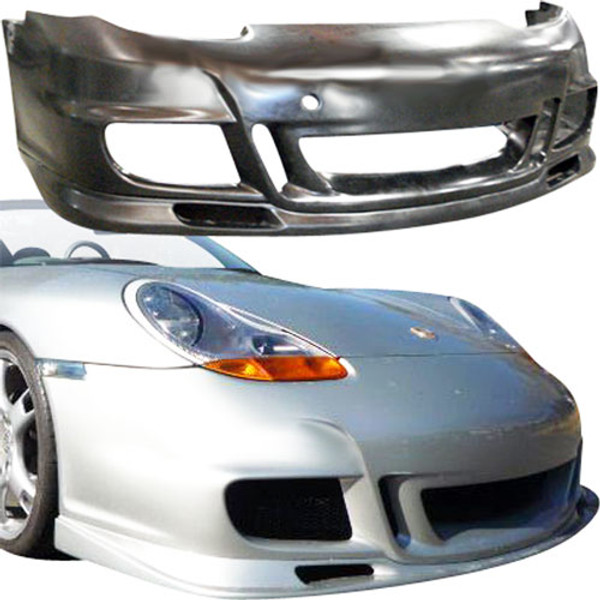 KBD Urethane GT 3 Look Style 1pc Front Bumper & Lip > Porsche Boxster 1997-2004 - image 1