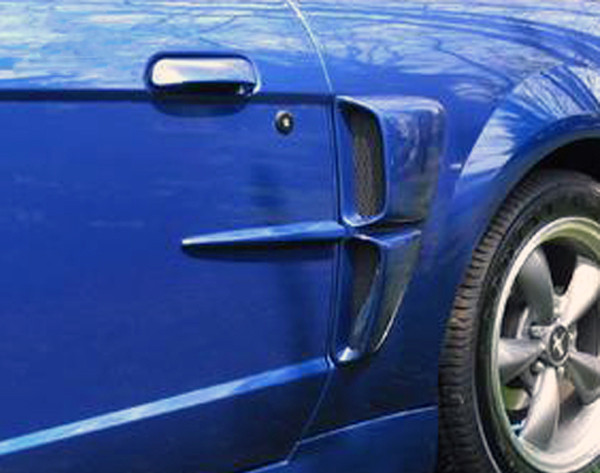 1999-2004 Ford Mustang Duraflex CVX Side Scoop 2 Piece
