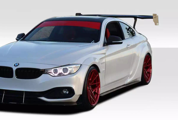 2014-2020 BMW 4 Series F32 AF-1 Wide Body Side Spliters ( GFK ) 2 Piece ( Must be used with Couture M Sport Look Side Skirts ) (S)