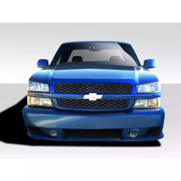 2002-2006 Chevrolet Avalanche (w / o cladding) 2003-2006 Silverado Duraflex Phantom Front Bumper Cover 1 Piece