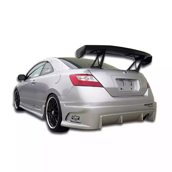 2006-2011 Honda Civic 2DR Duraflex Raven Rear Bumper Cover 1 Piece