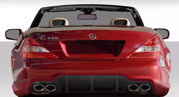 2003-2012 Mercedes SL Class R230 Duraflex SL65 Look Rear Bumper Cover 1 Piece