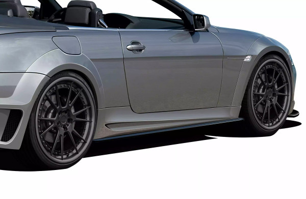 2004-2010 BMW 6 Series E63 E64 2DR Convertible AF-2 Wide Body Side Skirts Rocker Panels ( GFK ) 2 Piece