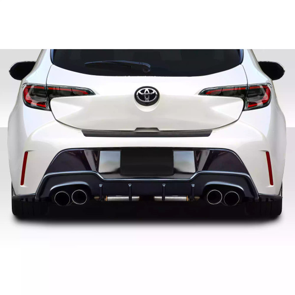 2019-2023 Toyota Corolla Hatchback Duraflex A Spec Rear Diffuser 3 Piece