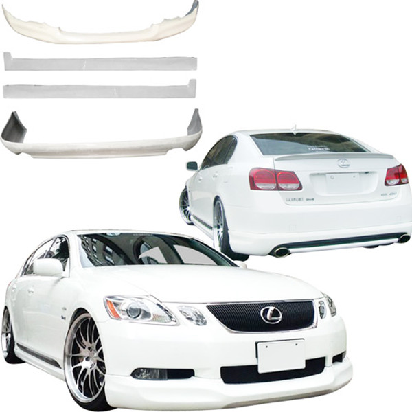 ModeloDrive FRP ING Body Kit 4pc > Lexus GS300 2006-2007 - image 1