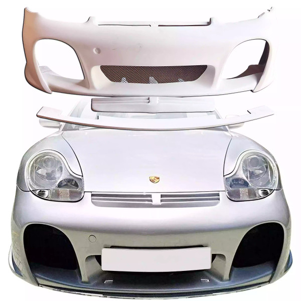 ModeloDrive FRP TART GT Front Bumper 3pc > Porsche 911 (996) 1999-2001 - image 1