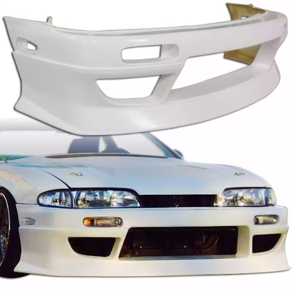 ModeloDrive FRP DMA t3 Front Bumper > Nissan 240SX S14 1995-1996 - image 1