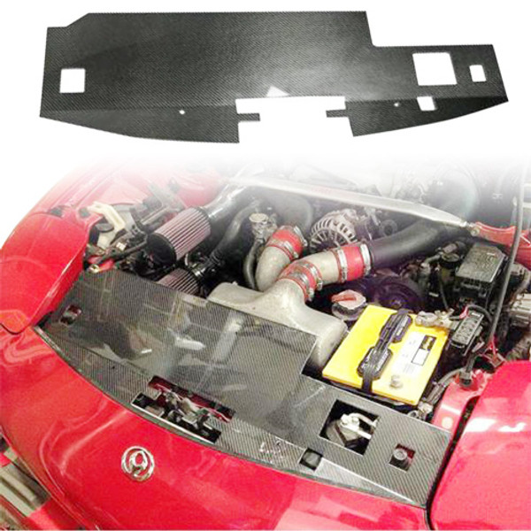 ModeloDrive Carbon Fiber OER Radiator Cooling Panel > Mazda RX-7 (FD3S) 1993-1997 - image 1