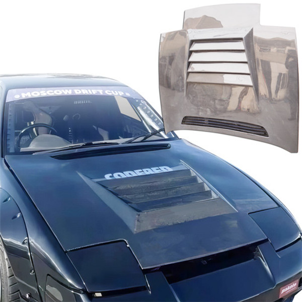 ModeloDrive Carbon Fiber DMA D1 Hood > Nissan 240SX 1989-1994