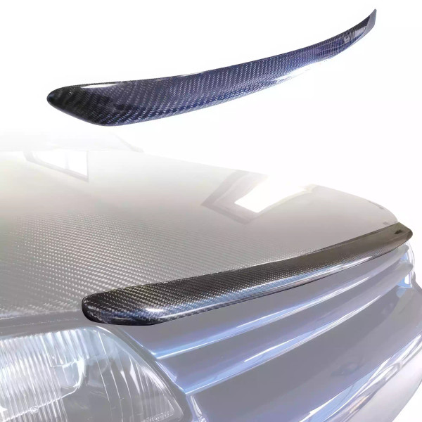 ModeloDrive Carbon Fiber OER GTR Hood Brow Accent > Nissan Skyline R32 1990-1994 - image 1