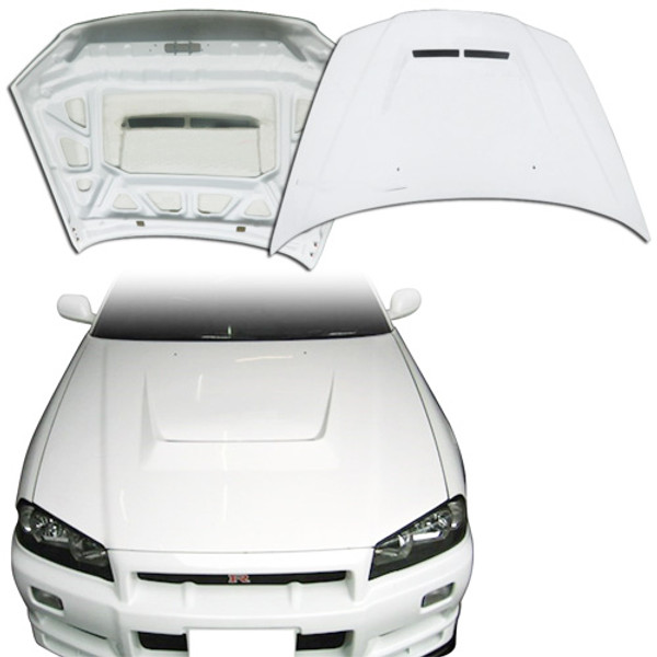 ModeloDrive FRP EBEA Hood > Nissan Skyline R34 GTT 1999-2004 - image 1