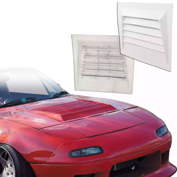 ModeloDrive FRP DMA Squared Hood Scoop > - > Universal - image 1