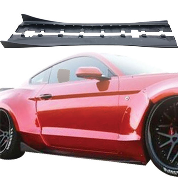 VSaero FRP RBOT Side Skirts > Ford Mustang 2015-2020