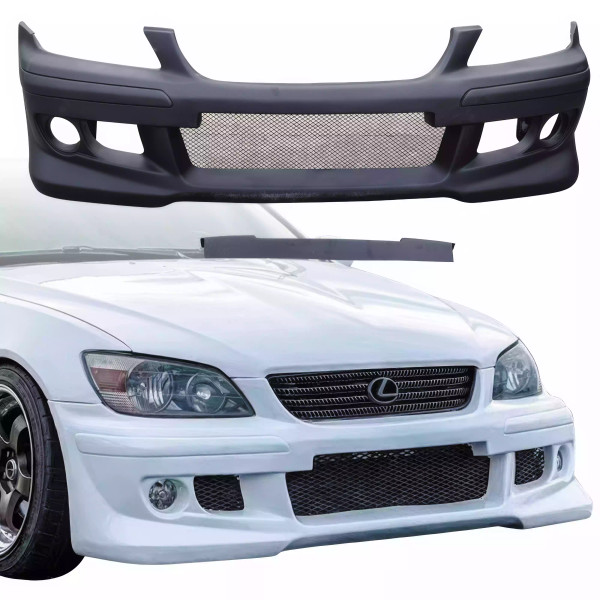 VSaero FRP HKES Front Bumper > Lexus IS300 SXE10 2001-2005 - image 1