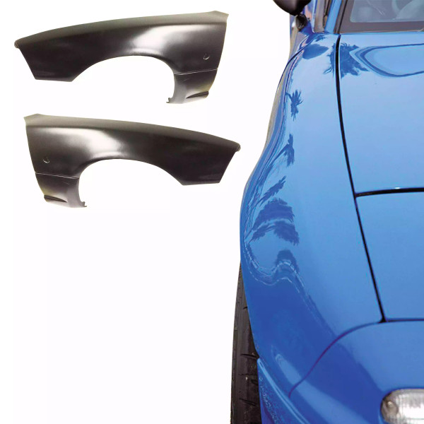 VSaero FRP ARIO Wide Body 18mm Fenders (front) > Mazda Miata MX-5 NA 1990-1997 - image 1