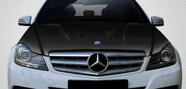2012-2014 Mercedes C Class W204 Carbon Creations Black Series Look Hood 1 Piece