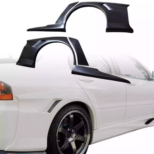 VSaero FRP VOLT Wide Body Fenders (rear) 4pc > Mitsubishi Evolution EVO8 EVO9 CT9A 2003-2006 - image 1