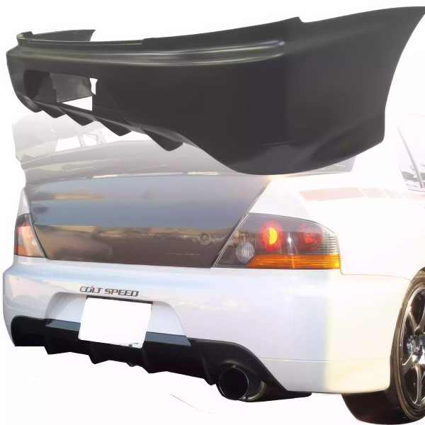 VSaero FRP VOLT Rear Bumper > Mitsubishi Evolution EVO8 EVO9 CT9A 2003-2006 - image 1