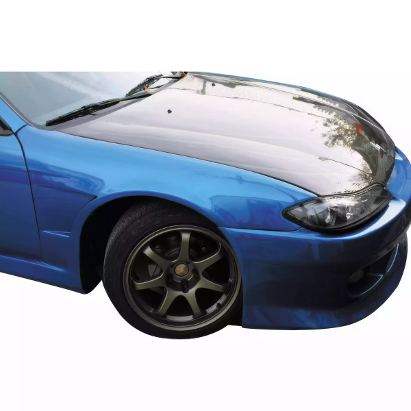 VSaero FRP MSPO S14.5 Conversion Fenders (front) > Nissan 240SX S14 1995-1998 - image 1