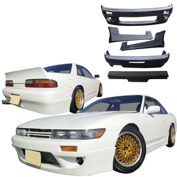 VSaero FRP TKYO v1 Body Kit w Wing 5pc > Nissan Silvia S13 1989-1994 > 2dr Coupe - image 1