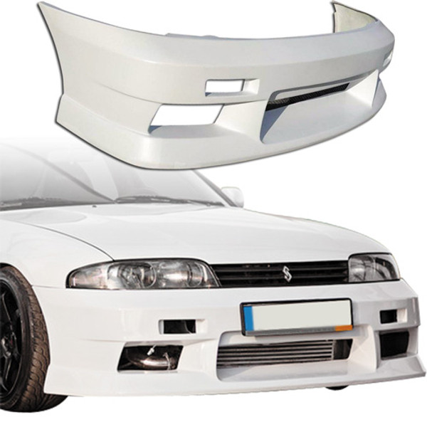 VSaero FRP MSPO Front Bumper > Nissan Skyline R33 GTS 1995-1998 > 2/4dr