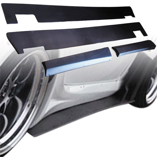 VSaero FRP VAR Side Skirts /w Spliiters 4pc > Subaru BRZ ZN6 2013-2020 - image 1