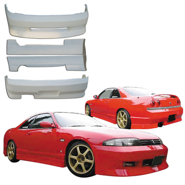 VSaero FRP FKON Body Kit 4pc > Nissan Skyline R33 GTS 1995-1998 > 2dr Coupe - image 1