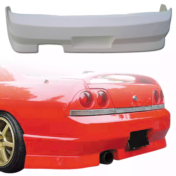 VSaero FRP FKON Rear Bumper > Nissan Skyline R33 GTS 1995-1998 > 2dr Coupe - image 1