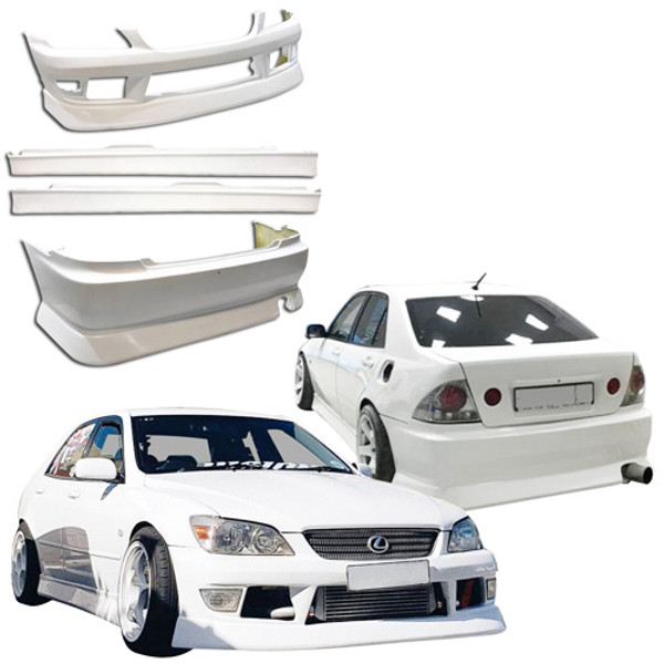 ModeloDrive FRP BSPO Body Kit 4pc > Lexus IS300 2000-2005> 4dr - image 1