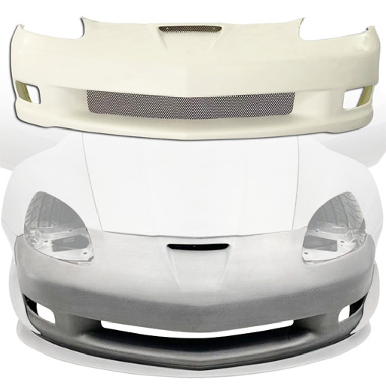 ModeloDrive FRP OER GT3 Front Bumper > Chevrolet Corvette C6 2005-2013 - image 1