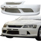 FRP VAR V2 Front Bumper /w Lip > Mitsubishi Evolution EVO8 EVO9 2003-2006 - image 1