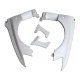 FRP VAR V2 Fenders (front) 4pc > Mitsubishi Evolution EVO8 EVO9 2003-2006 - image 1