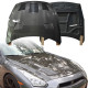 ModeloDrive Carbon Fiber GT Type-1 Hood > Nissan GT-R GTR (R35) 2009-2016 - image 1