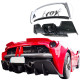 ModeloDrive Partial Carbon Fiber MDES Rear Bumper w Diffuser > Ferrari 488 GTB (F142M) 2016-2019 - image 1
