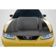 1999-2004 Ford Mustang Cowl Carbon Fiber Hood - image 1