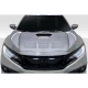 2017-2021 Honda Civic TypeR EVS Hood - 1 Piece - image 1