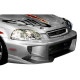 Honda Civic ALL 1996-1998 EX Spec Style 1 Piece Polyurethane Front Bumper - image 1