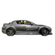 2004-2011 Mazda RX-8 M-1 Speed Side Skirts Rocker Panels - 2 Piece - image 1
