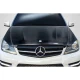 2012-2014 Mercedes C Class C63 Look Carbon Fiber Hood - image 1