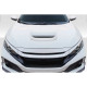 1992-2020 Universal Honda Civic GTAK Hood Scoop - 1 Piece - image 1