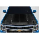 2014-2015 Chevrolet Silverado 2" Cowl Carbon Fiber Hood - image 1