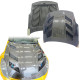 ModeloDrive Carbon Fiber AMU v1 Hood > Nissan 350Z (Z33) 2003-2006 - image 1