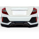2012-2015 Honda Civic 4DR FK8 Type R Look Rear Bumper - 1 Piece - image 1
