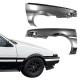 Steel OER Fenders (FRONT SET L R PAIR) > Toyota Corolla AE86 Trueno 1984-1987 - image 1