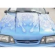 1987-1993 Ford Mustang 2" Cowl Hood - image 1